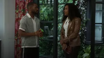 Zara Studded Bag worn by Naomi (Arielle Prepetit) as seen in Beyond the Gates (S01E142)