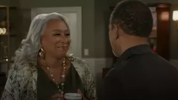 Lovers + Friends Maeve Earrings worn by Anita Dupree (Tamara Tunie) as seen in Beyond the Gates (S01E144)