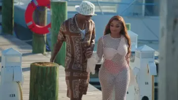 Dior Bandana Motif Shorts worn by A Boogie wit da Hoodie in A Boogie Wit da Hoodie - Playa (feat. Ella Bands) [Official Music Video]