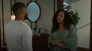 State of Day 3-Piece. Fluid-Knit Pajama Set worn by (Arielle Prepetit) as seen in Beyond the Gates (S01E148)