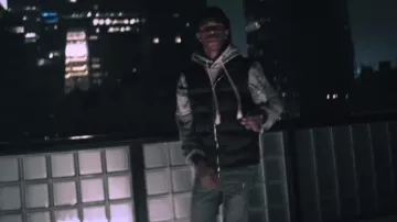 Amiri Grey & Black Leather MX2 Biker Jeans porté par A Boogie wit da Hoodie in A Boogie Wit Da Hoodie - Might Not Give Up (feat. Young Thug)