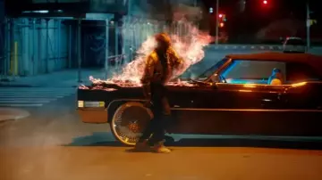 Givenchy White Wing High Sneakers usadas por Flipp Dinero en Flipp Dinero ft. A Boogie Wit Da Hoodie - No No No (Video Musical Oficial)