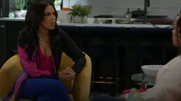 Vestido camisero largo Drape de BruceGlen usado por Dani Dupree (Karla Cheatham Mosley) como se ve en Beyond the Gates (S01E149)