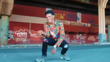 Jordan 6 Retro x Travis Scott Olive worn by A Boogie wit da Hoodie in A Boogie Wit da Hoodie, Don Q & Trap Manny - Vroom Vroom [Official Music Video]