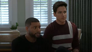 Ted Baker Roika Sweater worn by Bradley (Mike C. Manning) as seen in Beyond the Gates (S01E150)