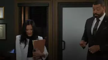 Generation Love Monty Tweed Jacket worn by Caroline Lee (Ellie Wang) as seen in Beyond the Gates (S01E151)