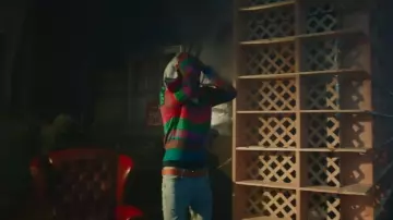 Hermes Orange & Silver Tonight Belt worn by A Boogie wit da Hoodie in A Boogie Wit Da Hoodie - Bleed [Official Music Video]