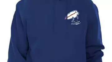 Buffalo Bills New Era Billustration Hoodie worn by (Josh Allen) as seen in Buffalo Bill