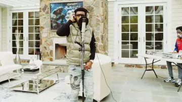 Hermes White & Matte Black H Belt worn by A Boogie wit da Hoodie in A Boogie Wit Da Hoodie - Room Service (Live Performance)