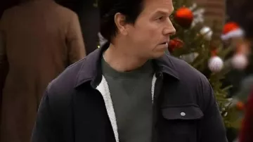 The Family Plan 2 Mark Wahlberg Black Jacket worn by Dan Morgan (Mark Wahlberg) in The Family Plan 2