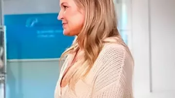 The Young and the Restless Sharon Case Crochet Sweater