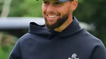 Flower Printed Golf Hoodie worn by Self (Stephen Curry) as seen in Wardell Stephen Curry