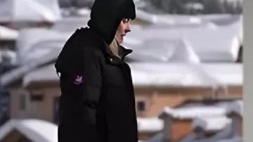 My Secret Santa 2025 Alexandra Breckenridge Black Jacket worn by Taylor (Alexandra Breckenridge) as seen in My Secret Santa