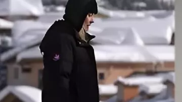 My Secret Santa 2025 Alexandra Breckenridge Black Jacket worn by Taylor (Alexandra Breckenridge) as seen in My Secret Santa