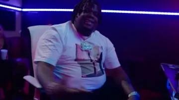 Supreme White Model T Shirt worn by Big Homiie G in Big Homiie G - 5 AM