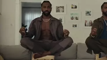 Craig Green Dark Grey Quilted Panel Skin Pants worn by Big Sean in Big Sean - ZTFO