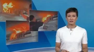 Vince Wool & Cashmere Blend Crewneck Sweater worn by Stephanie Gosk as seen in Today on October 20, 2025