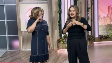 Cinq a Sept Elisha Cardigan Mini Dress worn by Sherri Shepherd as seen in Sherri on October 17, 2025