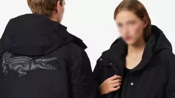 Chaqueta bomber Lacoste x Chien 51 negra