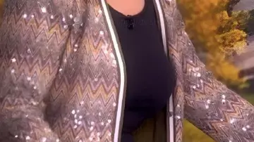 Patterned Cardigan worn by Self - Co-Host (Joy Behar) in The View