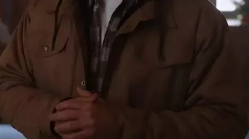 Christmas Brown Jacket of Huntley (Warren Christie) in A Royal Montana Christmas
