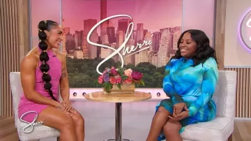 Lovers and Friends Lily Tweed Skort worn by Robin Arzon as seen in Sherri on October 21, 2025