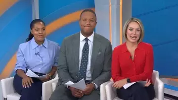 J.Crew Garçon Classic Shirt worn by Sheinelle Jones as seen in Today on October 21, 2025