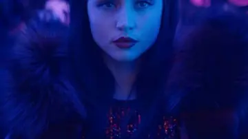 Bailarina 2025 Ana de Armas Chaqueta de piel usada por Eve (Ana de Armas) en Ballerina