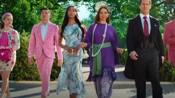 Valentino Garavani Antibes Scarf worn by Molly Novak (Maya Rudolph) as seen in Loot (S03E03)