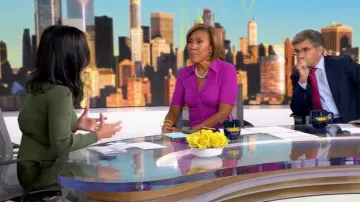 Veronica Beard Lauper Dress worn by Tara Narula as seen in Good Morning America on October 21, 2025