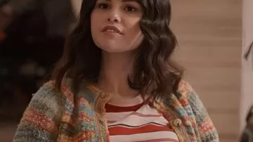 Selena Gomez ne tue que dans le bâtiment S05 Cardigan multicolore