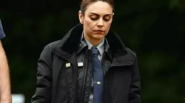 Mila Kunis Wake Up Dead Man Coat