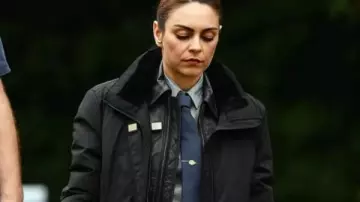 Mila Kunis Wake Up Dead Man Coat