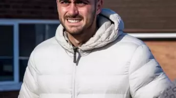 Brassic S07 Joe Gilgun White Puffer Jacket