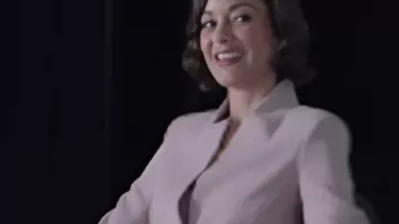 The Morning Show S4 Marion Cotillard Pink Wrap Blazer