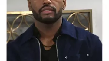 Sean Freeman Beyond The Gates 2025 Veste en daim bleu