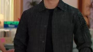 Loot S3 Joel Kim Booster Veste en tweed gris