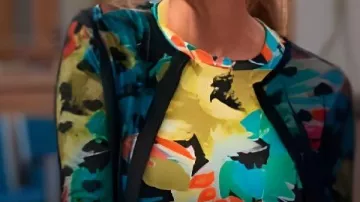 Kaitlin Olson High Potential S2 Multicolor Floral Top