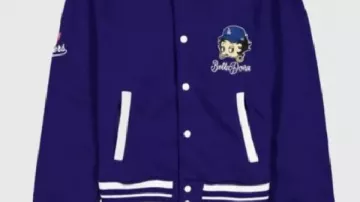 Chaqueta de los Dodgers de Betty Boop usada por Betty Boop en Coloración de Betty Boop: Boop-Oop-a-Doop (1932)
