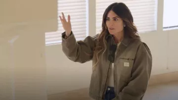 Museum of Peace and Quiet Blouson Wordmark worn by Alison Victoria as seen in Sin City Rehab (S01E05)