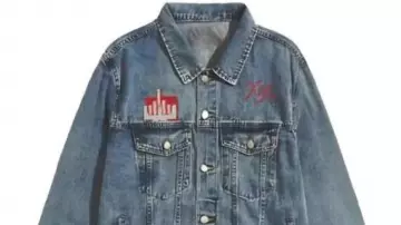 Lost Americana Denim Jacket worn by Machine Gun Kelly in mgk - lost americana telethon