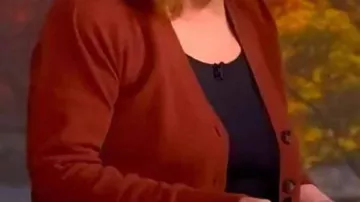 Brown Cardigan worn by Joy Behar in The View 2025