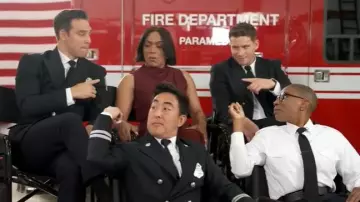 Black Halo Corinne Sleeveless Flared-Leg Jumpsuit worn by Angela Bassett as seen in Good Morning America on October 22, 2025