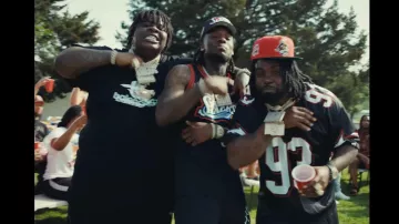 Balenciaga Black Layered Logos T Shirt worn by BigXthaPlug in BigXthaPlug, Ro$ama, Yung Hood - Meet The 6ixers (Official Music Video)