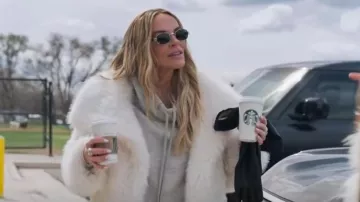 Saint Laurent Unisex Round Metal Sunglasses worn by Heather Gay as seen in The Real Housewives of Salt Lake City (S06E06)