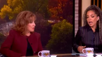 Theory Tweed Jacket worn by Joy Behar as seen in The View on October 22, 2025