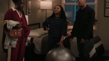 Suzie Kondi The Zephyra Flare Pants in Terry worn by Janine Teagues (Quinta Brunson) as seen in Abbott Elementary (S05E04)