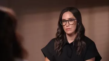 Exquise The Tobie Pleated Blouse Double-Buckle Edition worn by Savannah Sellers as seen in Today on October 22, 2025