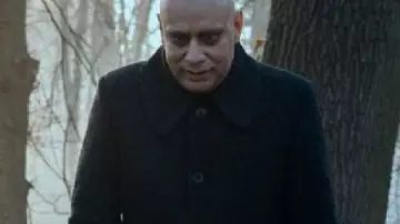 Wednesday Fred Armisen Black Long Coat