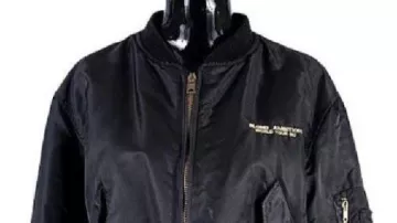 Blouson aviateur noir Madonna